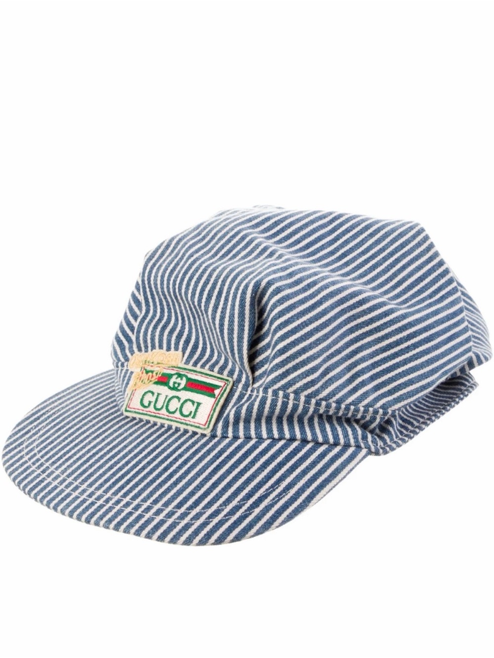 Gucci Blue Striped Cotton Cap oshkosh b’gosh hat